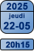 22 mai 2025 à 20h15